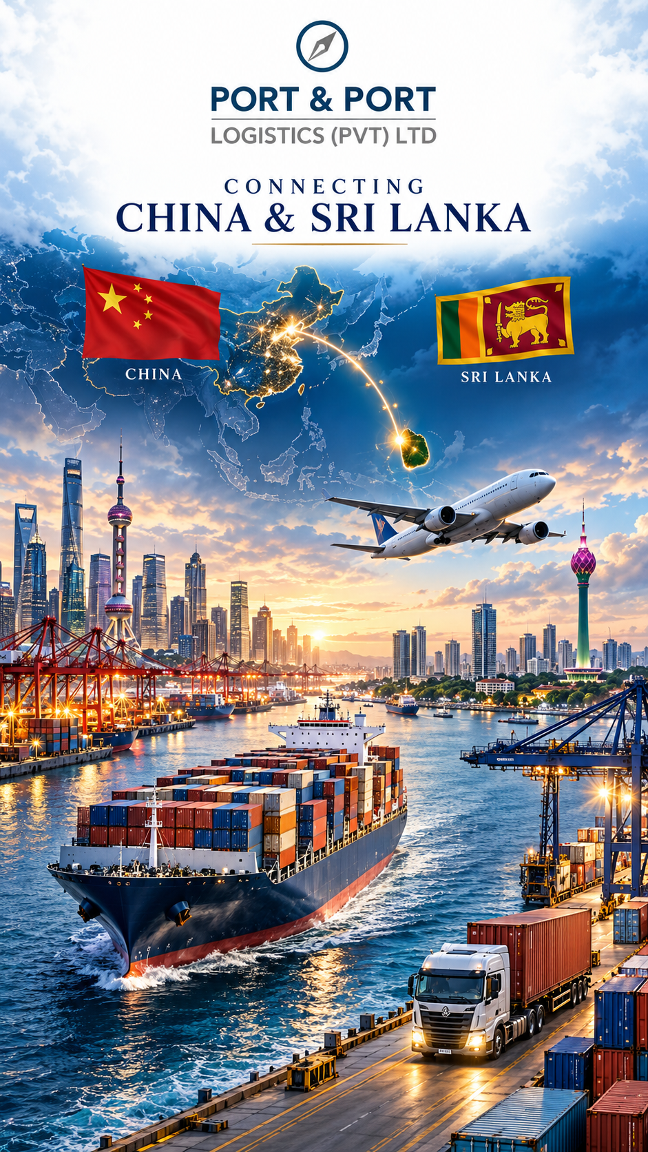 Shipping port in China